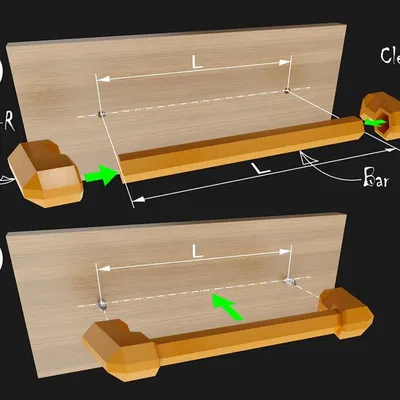 Tay nắm universal điều chỉnh được (không cần support)