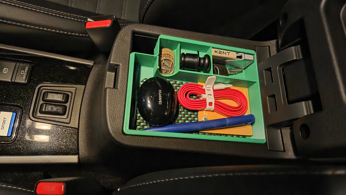 Insert/khay chia hộc tỳ tay Mitsubishi Outlander PHEV 2020 (ngăn ẩn) - Image 1