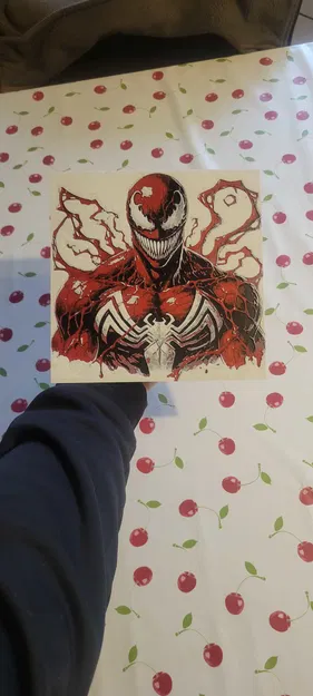 Carnage – HueForge tranh tường Marvel đa màu - Image 2