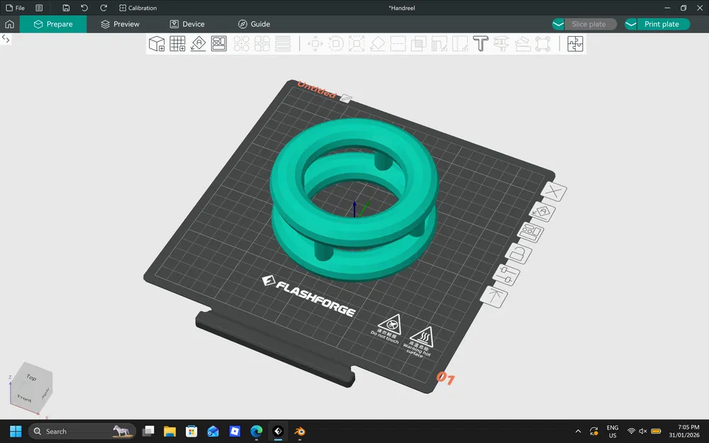 Cuộn dây câu cá cầm tay (Fishing Hand Reel) - Image 1