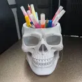 Skull ban ngày là ống cắm bút, ban đêm là chậu cây - Thumbnail 2