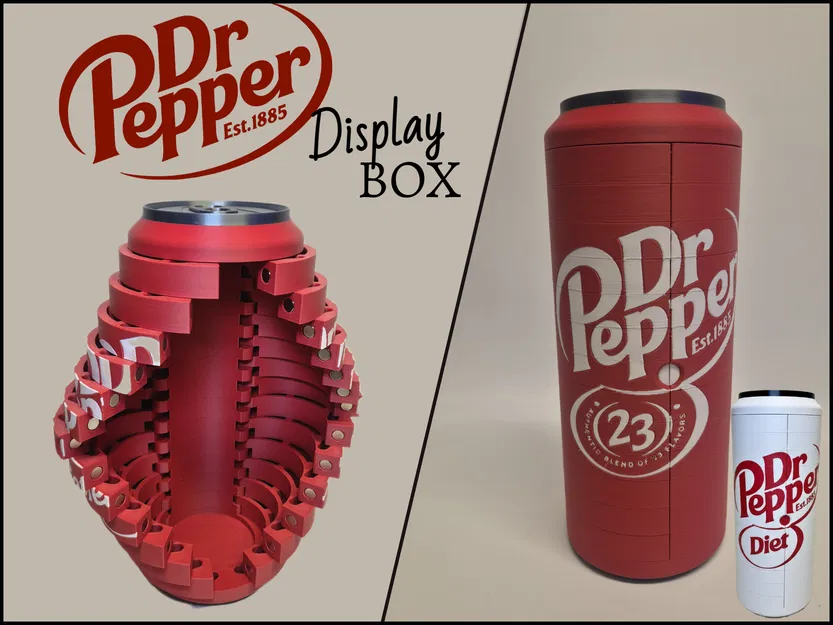 Hộp trưng bày cửa gập Dr. Pepper - Image 1