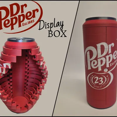 Hộp trưng bày cửa gập Dr. Pepper