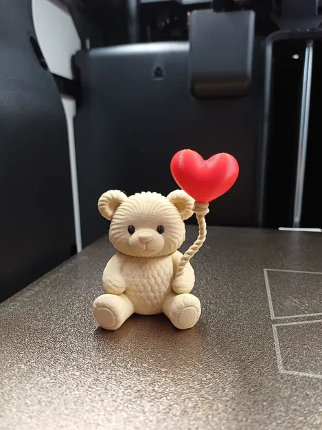 Gấu Teddy Ôm Trái Tim (Teddy with a Heart) - Image 1