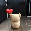 Gấu Teddy Ôm Trái Tim (Teddy with a Heart) - Thumbnail 2