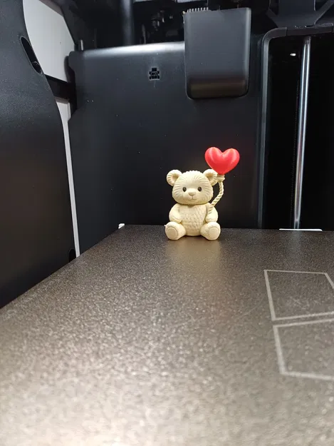 Gấu Teddy Ôm Trái Tim (Teddy with a Heart) - Image 3