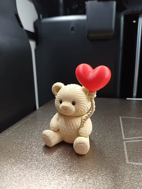 Gấu Teddy Ôm Trái Tim (Teddy with a Heart) - Image 4