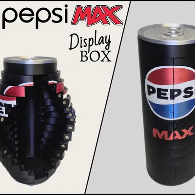 Hộp trưng bày Pepsi Max cửa gập