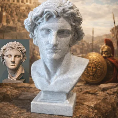 Alexander Đại Đế (Alexander III xứ Macedon) – Tượng bán thân