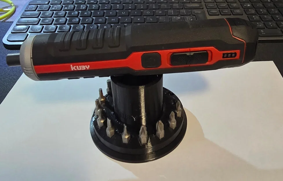 Giá đỡ tua vít điện iKuby (dựng đứng) kèm khay bits - Image 1