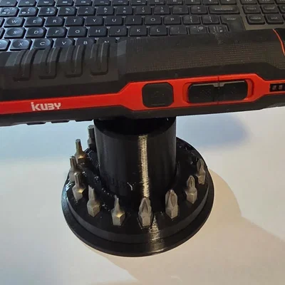 Giá đỡ tua vít điện iKuby (dựng đứng) kèm khay bits