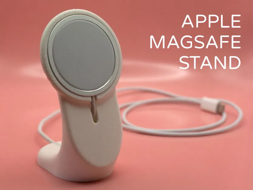 Magsafe Phone Stand C by Pork3D.com – Giá đỡ sạc MagSafe tối giản - Image 1