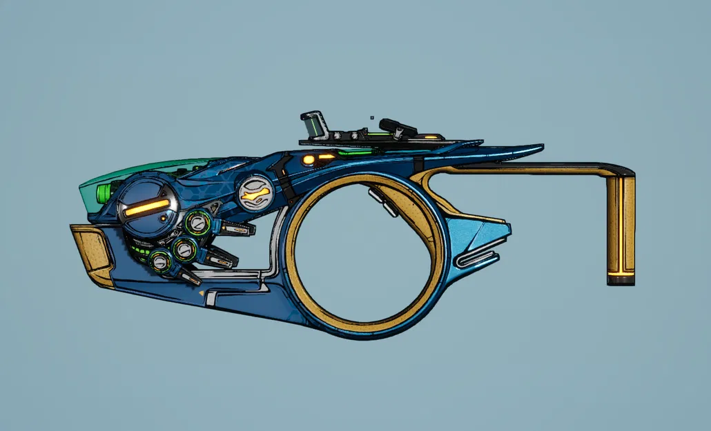 Prop Maliwan SMG Borderlands 4 (Sẵn sàng để in 3D) - Image 9