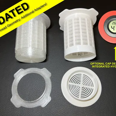 Ống Hút Ẩm Gắn Tâm Cuộn Filament (Filament Spool Desiccant Canister)