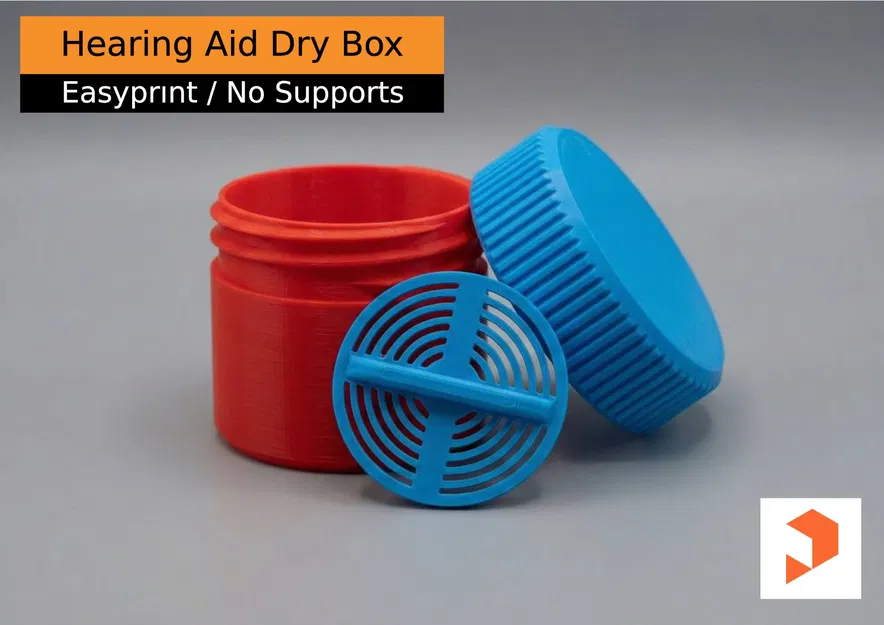 Hộp Sấy Máy Trợ Thính có Ngăn Silica Gel - Image 1