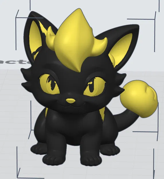 Pokemon Cat – Mô hình mèo phong cách chibi để in 3D - Image 4