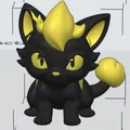 Pokemon Cat – Mô hình mèo phong cách chibi để in 3D - Thumbnail 4