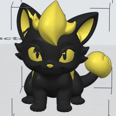 Pokemon Cat – Mô hình mèo phong cách chibi để in 3D