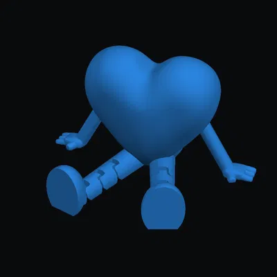 Heart_flexy_figure – Mô hình trái tim dẻo (flexy) dạng figure