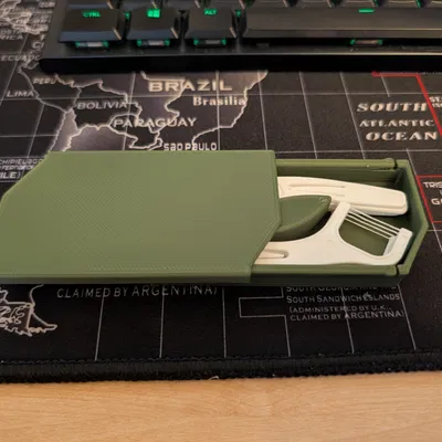 Hộp đựng floss picks du lịch (nắp trượt)