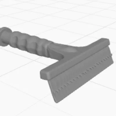 Dao cạo băng (Ice Scraper) in 3D