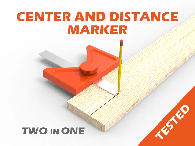 Dụng cụ đánh dấu Line & Center 2-trong-1 (Đã test) - Image 1