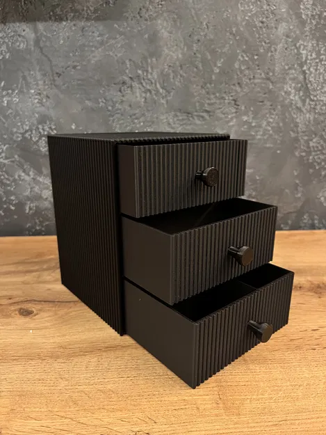 Hộp hiện đại có ngăn kéo (BOX WITH DRAWERS MODERN DESIGN) - Image 2