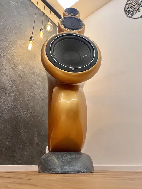 Loa Nautilus (B&W) – bản clone loa 3-way in 3D - Image 3