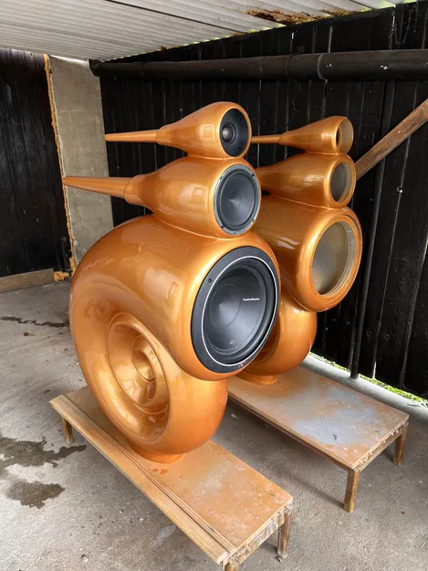 Loa Nautilus (B&W) – bản clone loa 3-way in 3D - Image 10