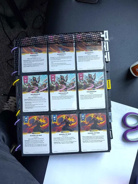 Divider bìa còng A4 kèm Nameplate tuỳ chỉnh P2S – 4 cái/1 plate - Image 1