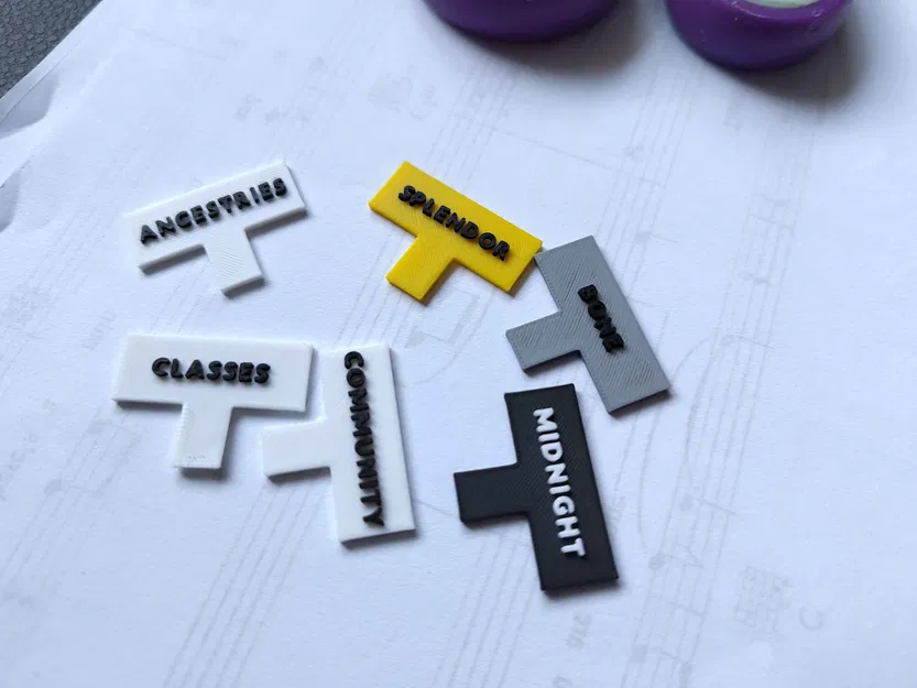 Divider bìa còng A4 kèm Nameplate tuỳ chỉnh P2S – 4 cái/1 plate - Image 2