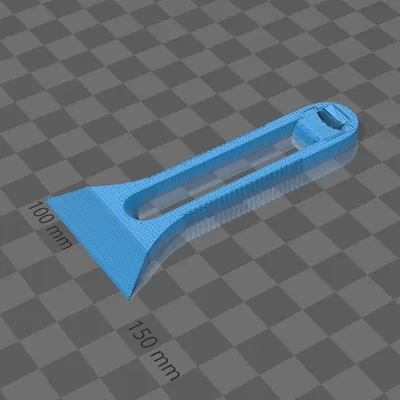 Dụng cụ cạo có lỗ để luồn dây đeo