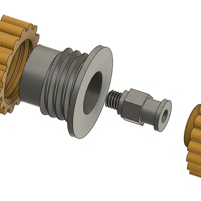 Khớp nối Bowden M6 cho Filament pass-through