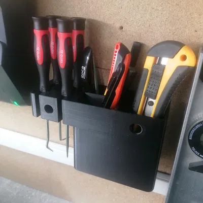 Giá treo móc YATO kèm khay organizer (YATO Hooks holder + organizer)