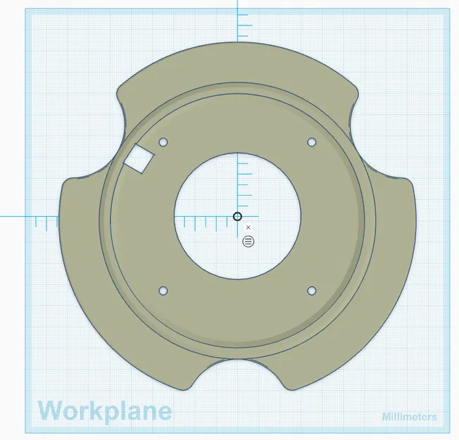 Nắp che gương chính cho 150PDS gắn quạt Noctua NF-A8 FLX - Image 1