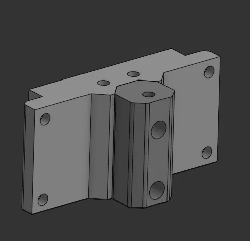 Delta Flyer - Spacer khung đáy 2 mảnh & Bed Mounts - Image 1