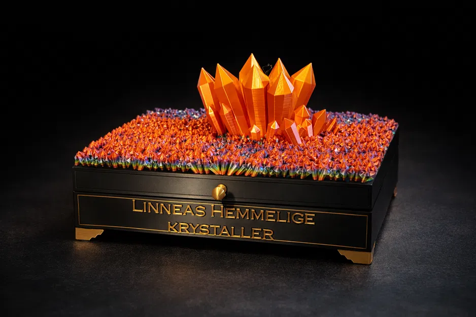 Hộp organizer rương crystal - In đơn sắc (Single color) - Image 1