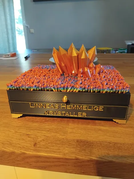 Hộp organizer rương crystal - In đơn sắc (Single color) - Image 3