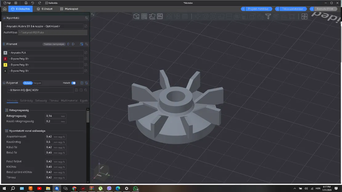 Motor spindle 18000rpm làm mát gió tốc độ cao – ventilator 9.5x.... - Image 1