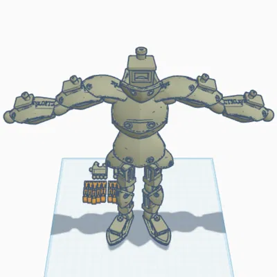 MECHA BENCHY - Mech Benchy tạo từ Benchy và khớp