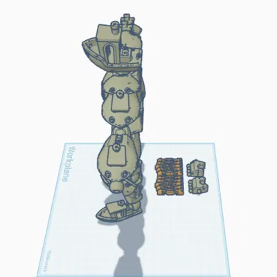 MECHA BENCHY - Mech Benchy tạo từ Benchy và khớp