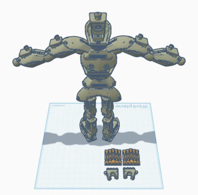 MECHA BENCHY - Mech Benchy tạo từ Benchy và khớp - Image 3