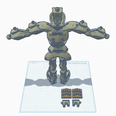 MECHA BENCHY - Mech Benchy tạo từ Benchy và khớp