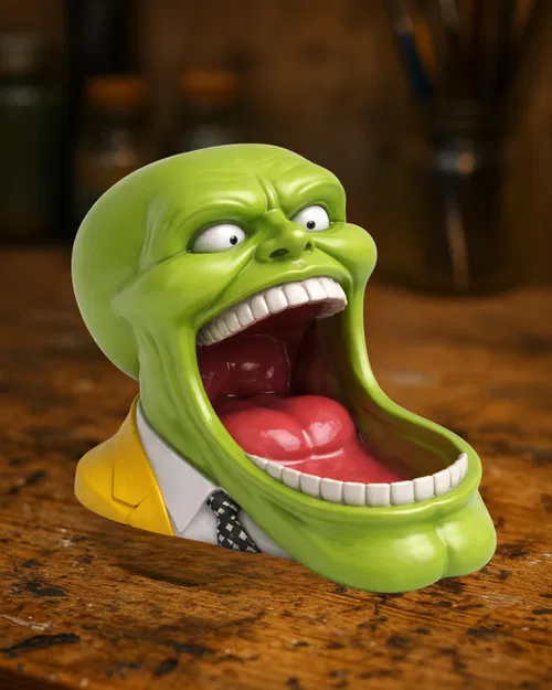 Bát Mặt Xanh lấy cảm hứng The Mask – Khay để chìa khóa & đồ lặt vặt - Image 1