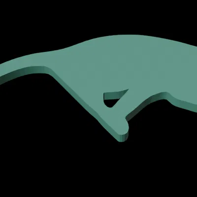 Logo Silhouette Mèo 2D