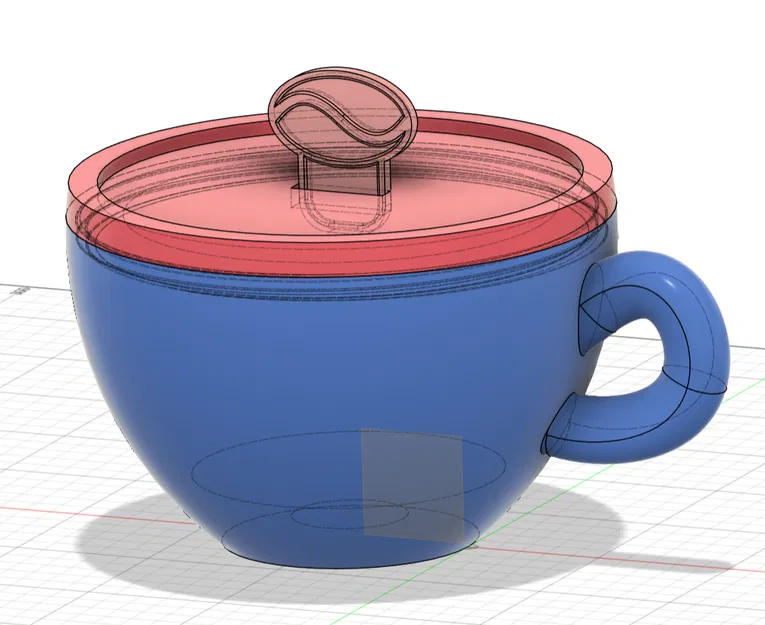 Ống heo đất hình ly cà phê (Coffee cup piggy bank) - Image 1