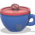 Ống heo đất hình ly cà phê (Coffee cup piggy bank) - Thumbnail 1