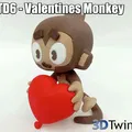 Valentines Monkey – Khỉ ôm bloon trái tim (BTD6) - Thumbnail 2