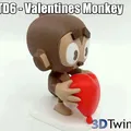 Valentines Monkey – Khỉ ôm bloon trái tim (BTD6) - Thumbnail 3