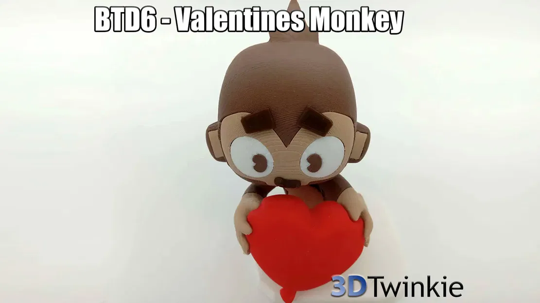 Valentines Monkey – Khỉ ôm bloon trái tim (BTD6) - Image 4
